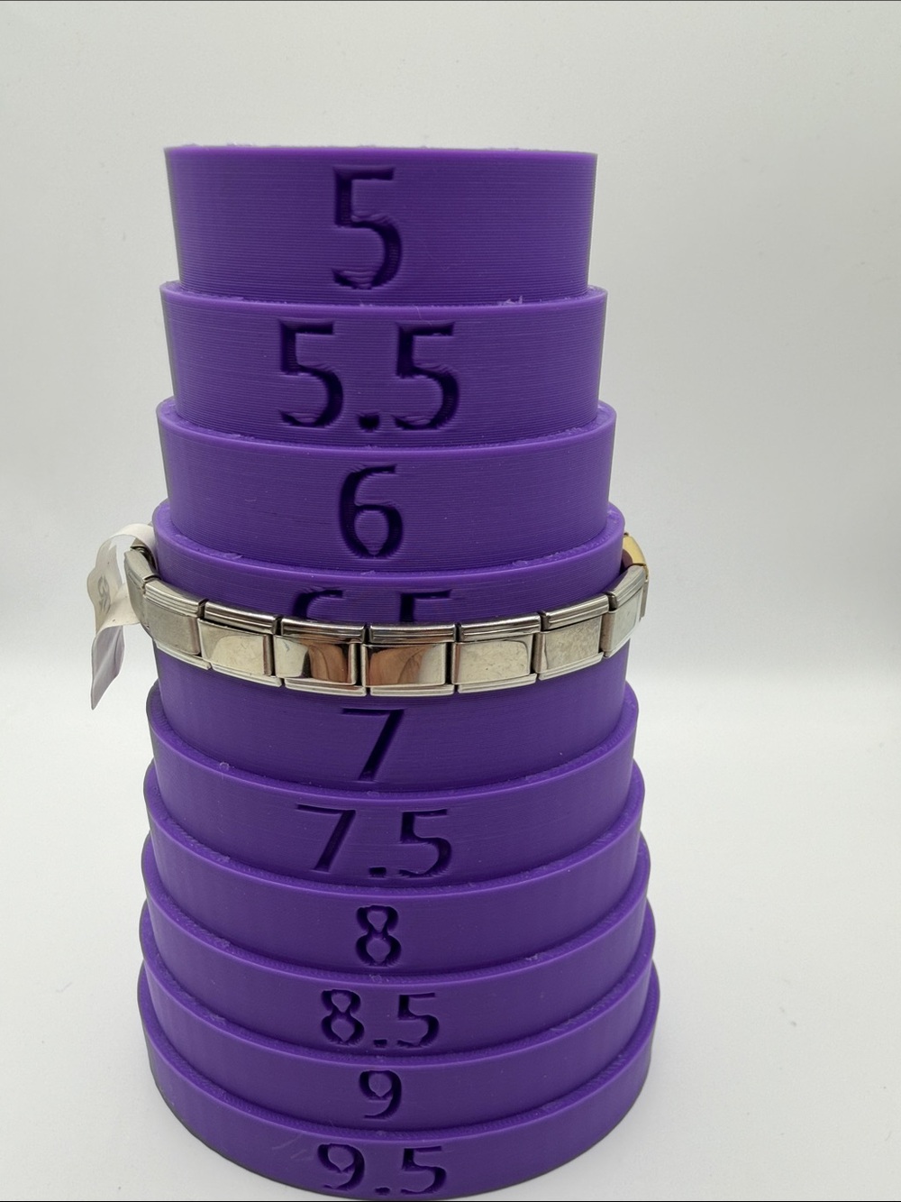 B’linQ Stainless Steel Italian Modular Link Bracelet 6.5”